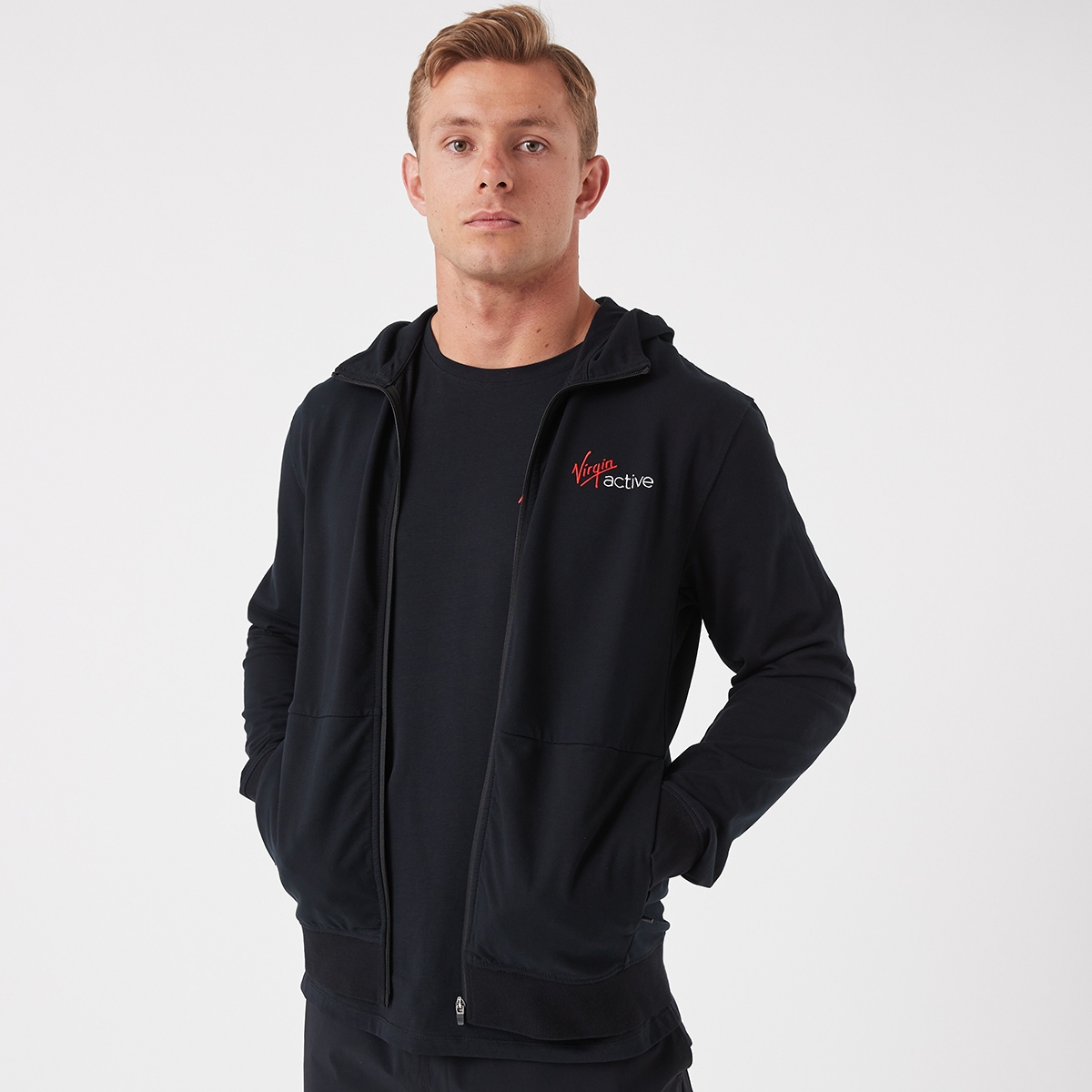 Picture of Virgin Active Mens Zip Hood