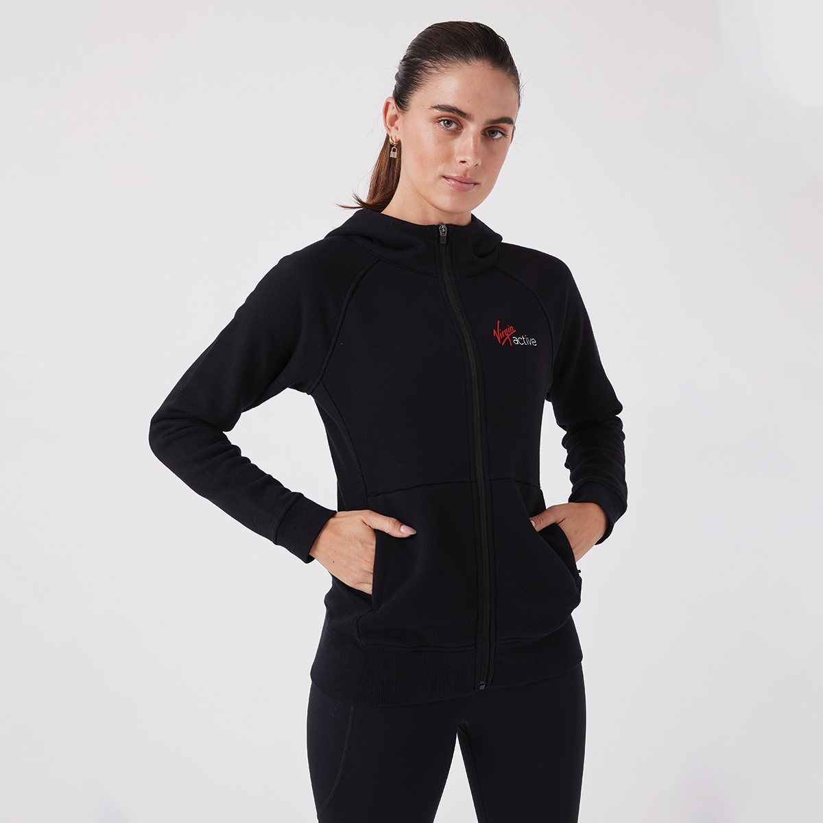 Picture of Virgin Active Womens Rest Zip Hood